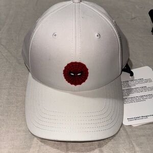 MONCLER Spider-Man White Baseball Hat NWT
